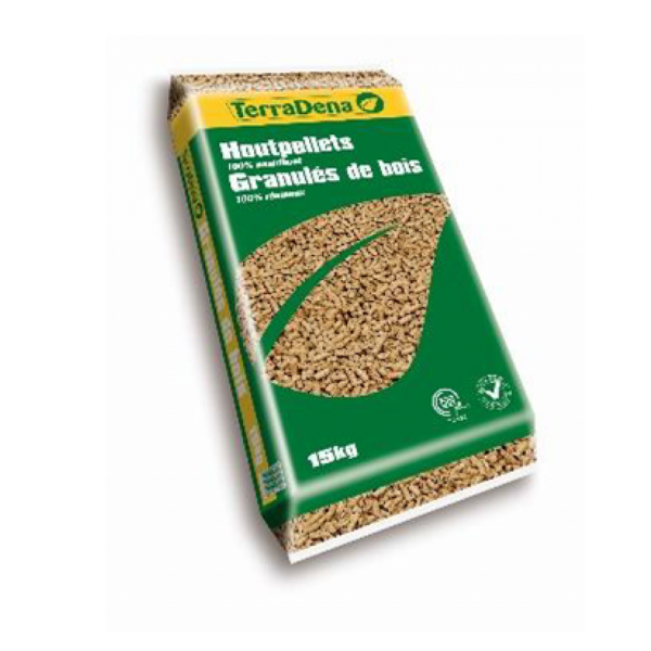 Sac de pellets Terradena, production 100 % belge