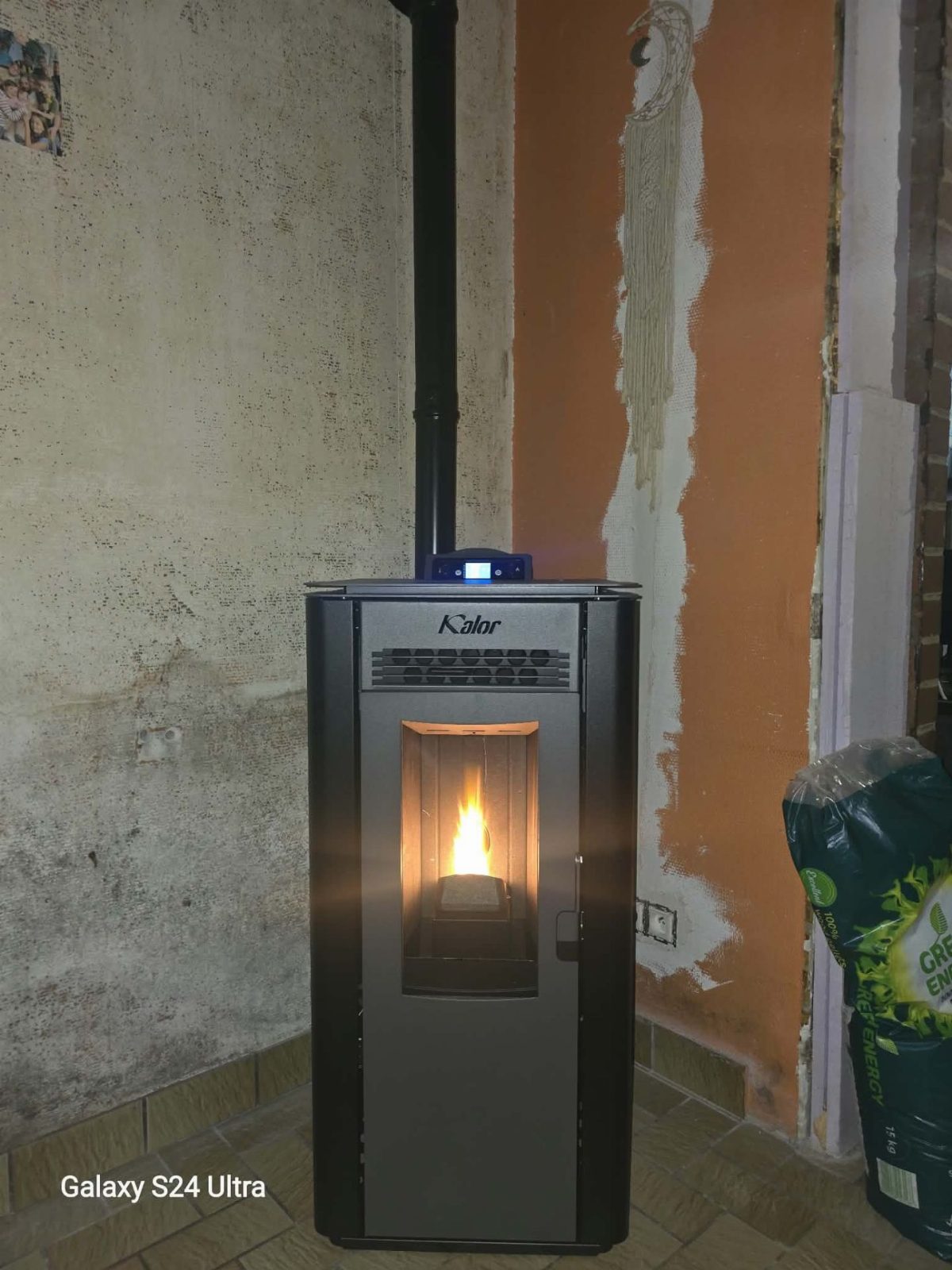 Kalor Perfecta Acciaio Lara 12 installé chez un client