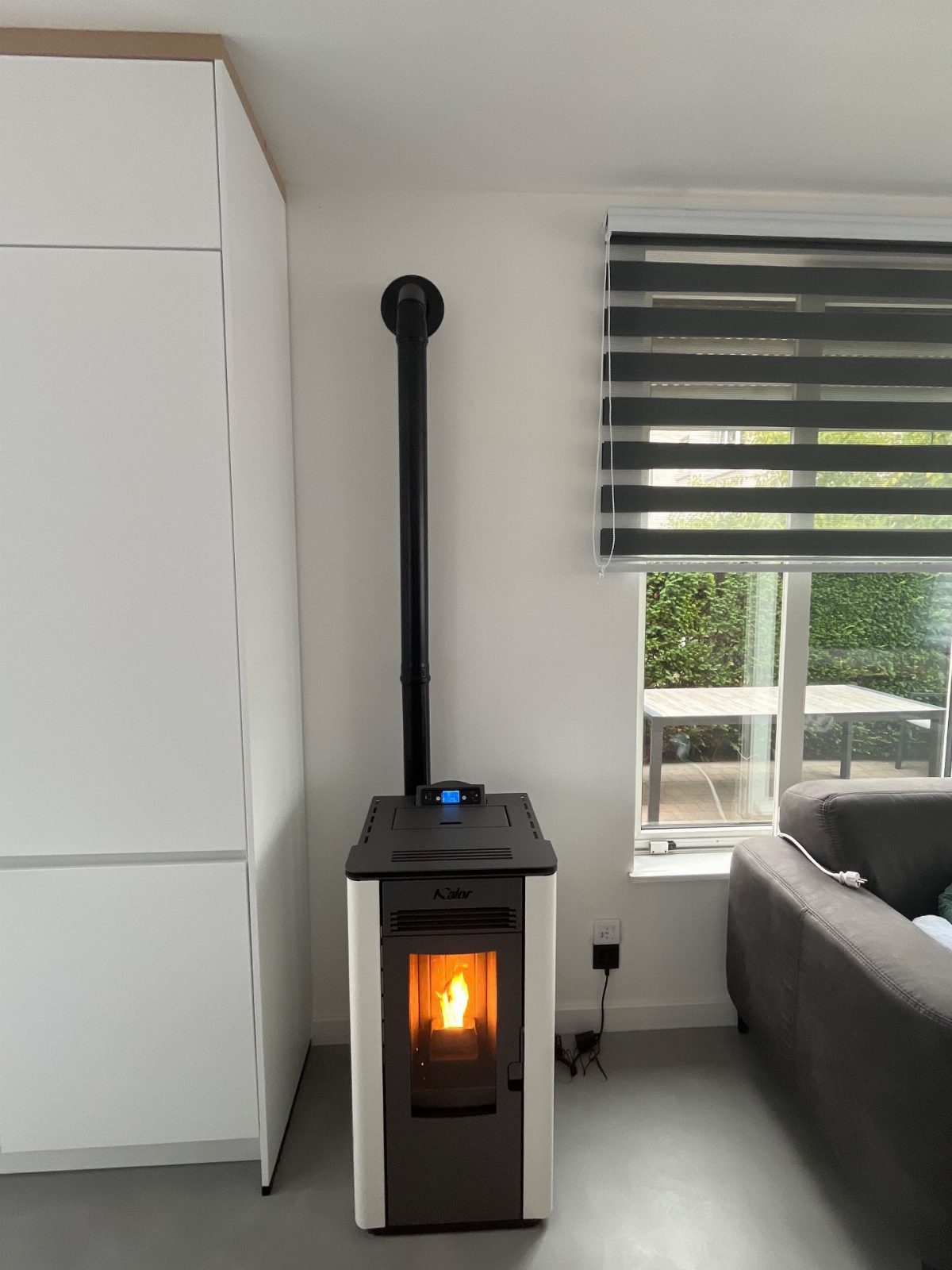 Kalor Perfecta Acciaio Greta 8 installé chez un client