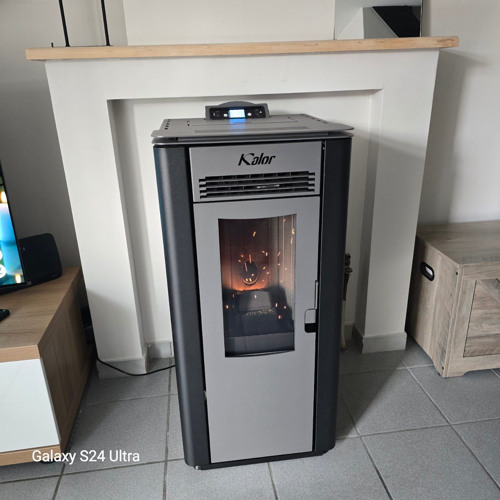 Kalor Perfecta Acciaio Lara 12 installé chez un client