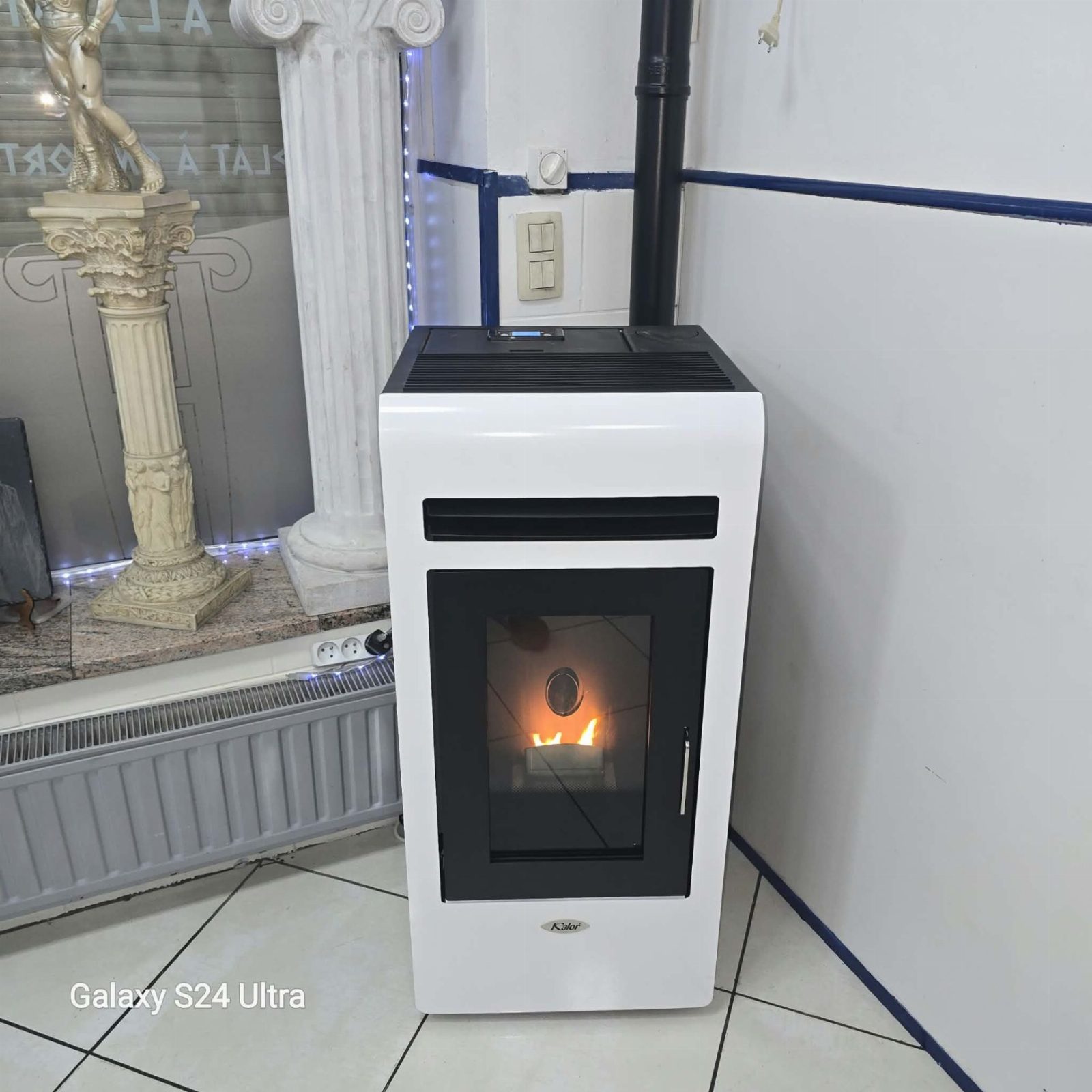 Kalor Cayenne Fabia 12 - Blanc installé chez un client