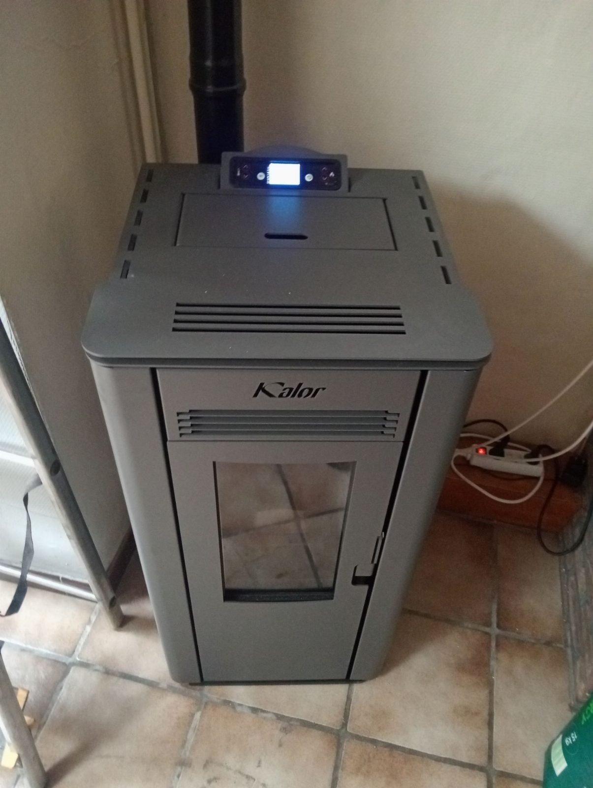 Kalor Perfecta Acciaio Lara 12 installé chez un client